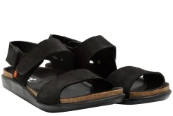 Sandalias Planas 1386/Skin Back Black